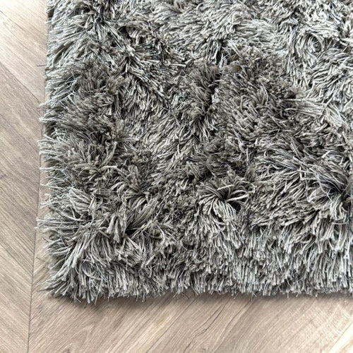 Hoogpolig vloerkleed Nika antraciet polyester - Interieur05 - 290 x 200 cm - vtwonen shop