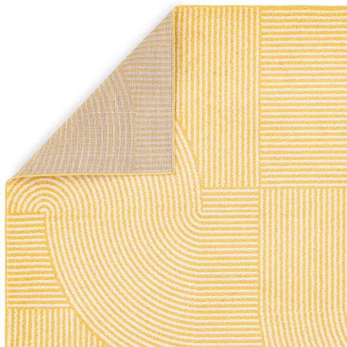 Vloerkleed Easy Living Muse Yellow Geometric Rug MU18 200x290 cm - vtwonen shop