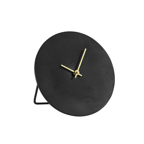 Light & Living klok  - zwart - 20x0.5x20 cm