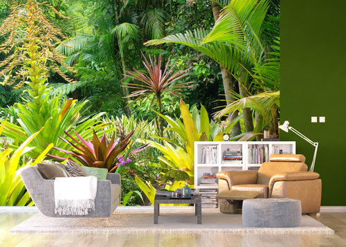 Sanders & Sanders fotobehang jungle-motief groen - 375 x 270 cm - 600550