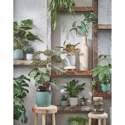 Mica Decorations Daan Bloempot - H21 x Ø22 cm - Groen
