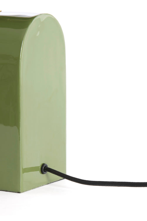 Light & Living tafellamp CARDONA - groen - 35x15.5x38cm