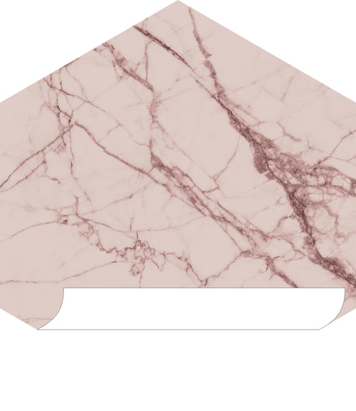 ESTAhome muursticker marmer grijs roze - 70 x 81 cm - 159003 - vtwonen shop