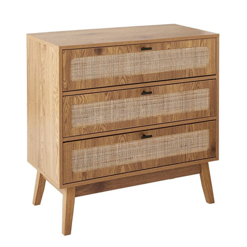 Calicosy - ALIA Ladekast 3 lades - Licht hout - 39x80x79 cm
