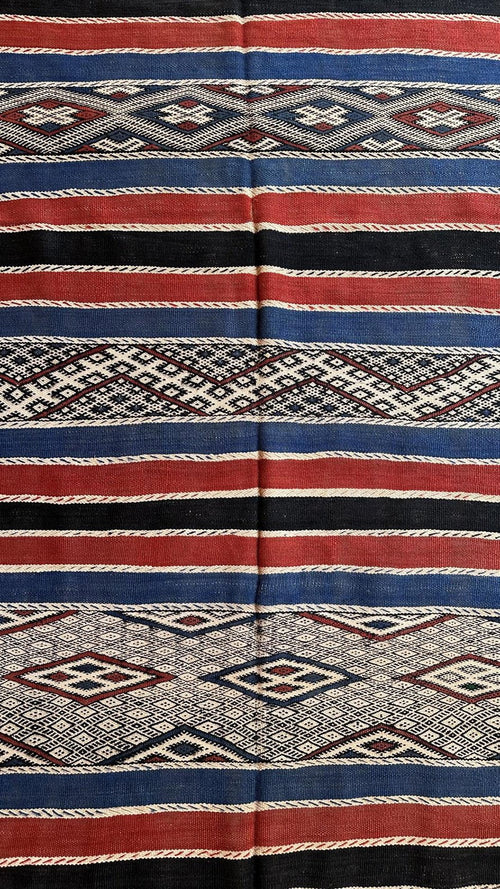 AFK Living vloerkleed Berber - handgemaakt - Wol- en katoenmix - 157 x 296 cm