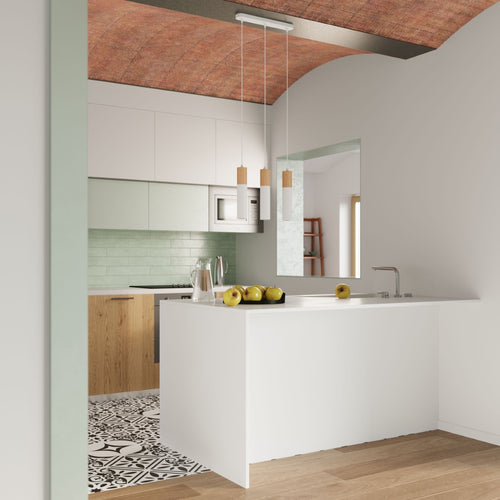 Sollux Lighting Hanglamp PABLO 2 wit - 30x6x90cm