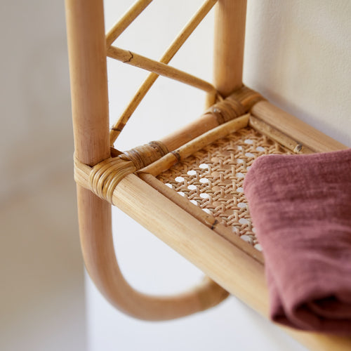 Tikamoon Rotan wandplank voor de kinderkamer - Naturel