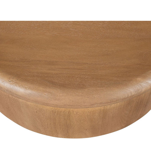 DÉJA Living Salontafel Rota - Rond Naturel Mangohout - 90x90x31cm - vtwonen shop
