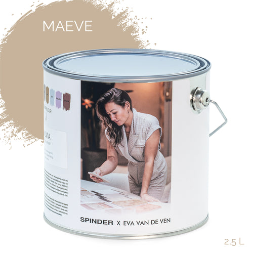 Spinder x Eva van de Ven 2,5L matte muurverf - Maeve - vtwonen shop