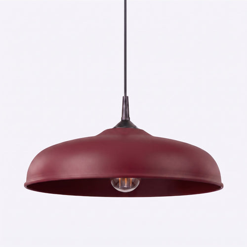 Sollux Lighting Hanglamp GINA bordeaux - 38x38x74cm