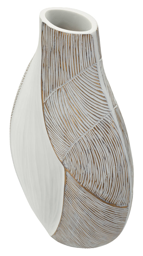 Mauro Ferretti vaas - 29,5x13,5x50 cm - wit