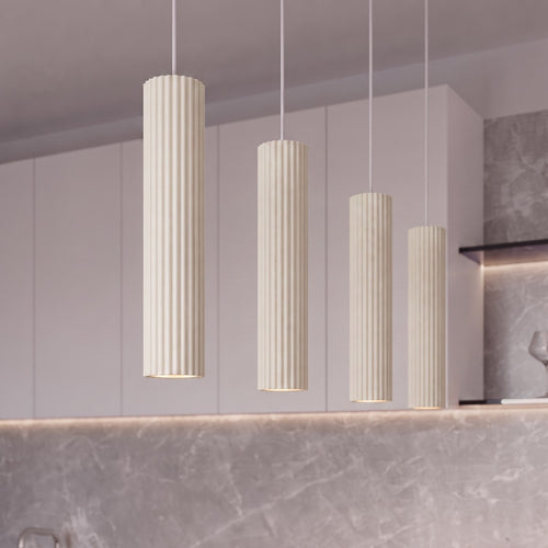 Sollux Lighting Hanglamp KARBON 4L beige - 81x5x120cm