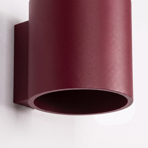 Sollux Lighting Wandlamp ORBIS 1 bordeaux - 10x12x10cm