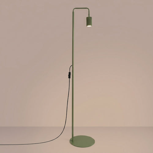 Sollux Lighting Vloerlamp KARBON 1 olijfgroen - 30x30x160cm