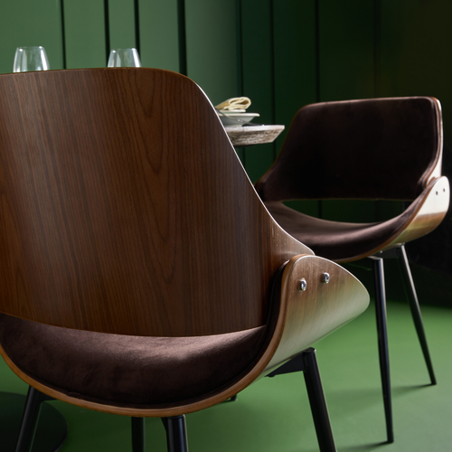Signature - Set van 4 stoelen - Naturel - 51x63x61 cm