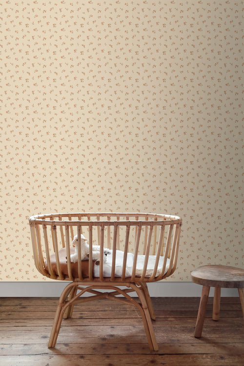 ESTAhome behang vintage bloemetjes beige - 53 cm x 10.05 m - 139834 - vtwonen shop