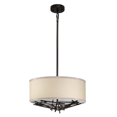 Taiko 3 Lichte Hanglamp Olde Brons