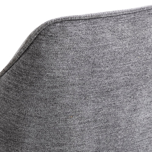 Rebellenclub Eetkamerstoel Harstad - Antraciet met een Mat Zwart Frame - vtwonen shop