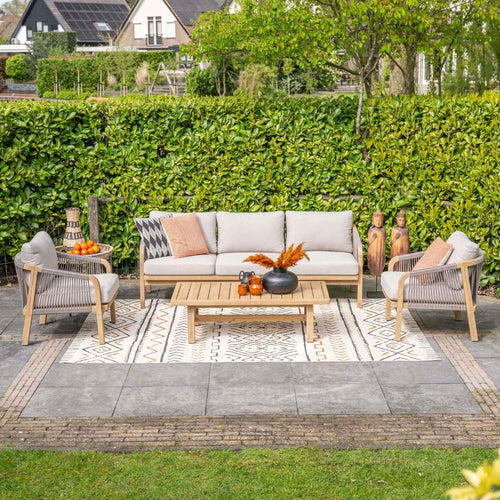 Garden Impressions Loungeset Alora 3-delig - acacia white wash