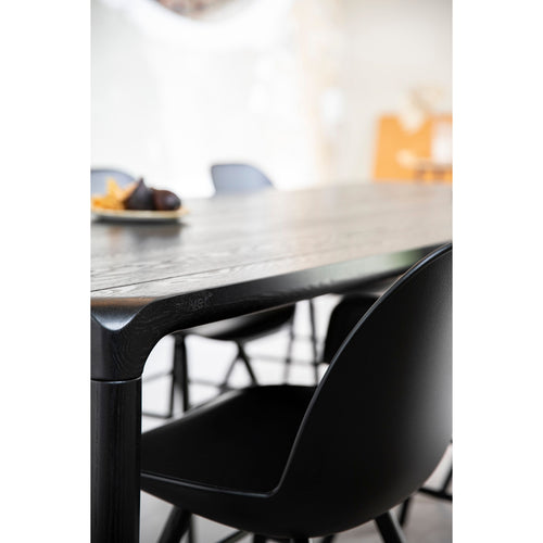 Zuiver Storm Eettafel 220x90 cm Hout Zwart - vtwonen shop