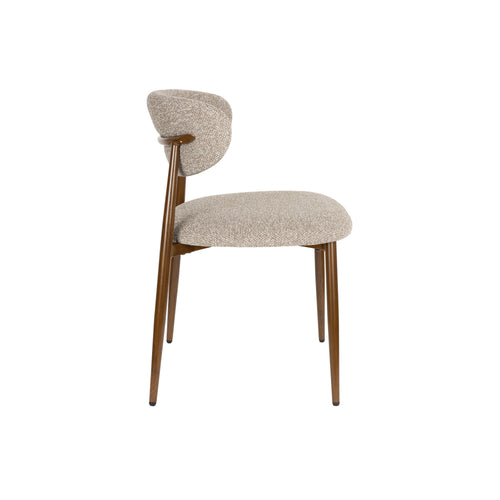 Housecraft Living Noor Eetkamerstoelen Bruin - Set van 4
