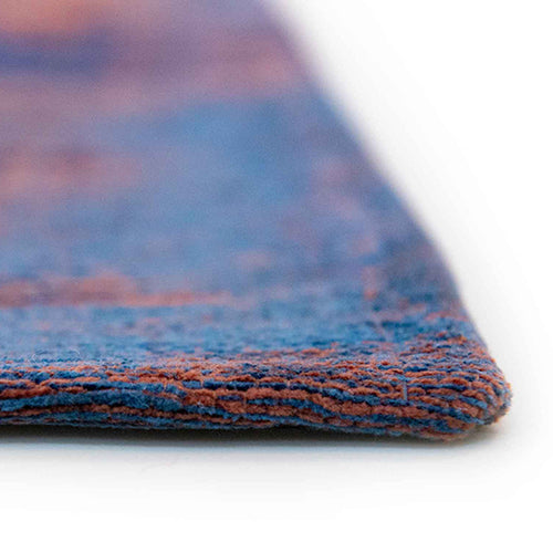 Louis De Poortere vloerkleed Sunset Blue - zwart - 80x150cm