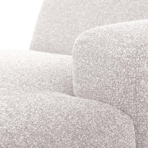 WOOOD chaise longue bank rechts Mojo Base - Bouclé - Ecru - 74x112x162