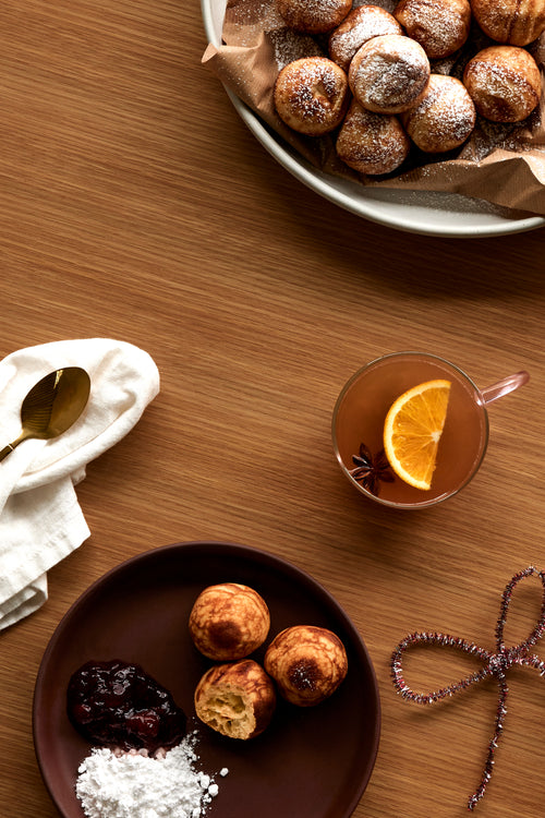 Hübsch borden Clay - keramiek - ø20xh4, ø31xh5cm - vtwonen shop