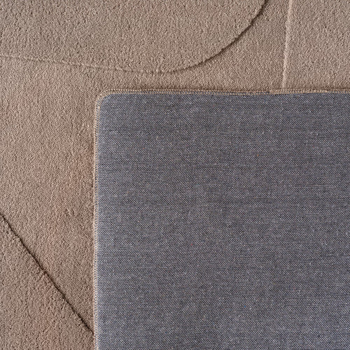 Mrcarpet Vloerkleed Scandinavisch taupe hoog/laag donna 200 x 290cm