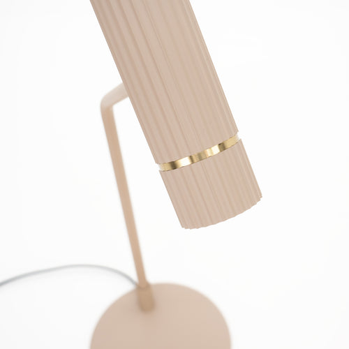 EGLO tafellamp Caminia - gu10 - 48,5 cm - zandkleur/beige/goud
