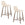 Dutchbone Franky Barkrukken 65 cm Beige - Set van 2