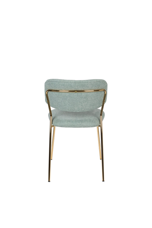 Housecraft Living Jolien Eetkamerstoelen Goud/ Lichtgroen - Set van 2 - vtwonen shop