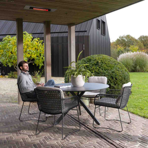 4 Seasons tuinstoel Aprilla antraciet