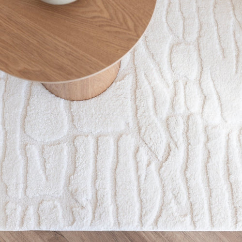 Interieur05 Scandinavisch vloerkleed Bjorn creme/wit