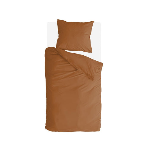 Byrklund - Dekbedovertrek Sleep Softly - 140x220 cm - Cognac - vtwonen shop