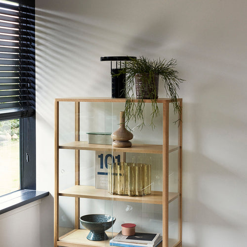 Hübsch draagbare lamp BringMe - staal - ø25xh28cm