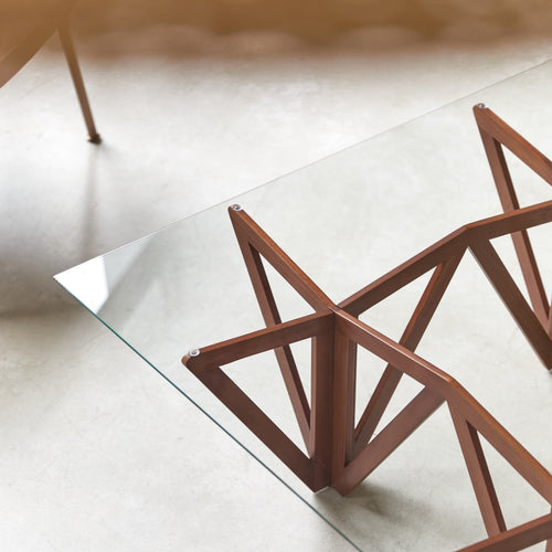 Tikamoon Mona - Salontafel in massief teak - Naturel