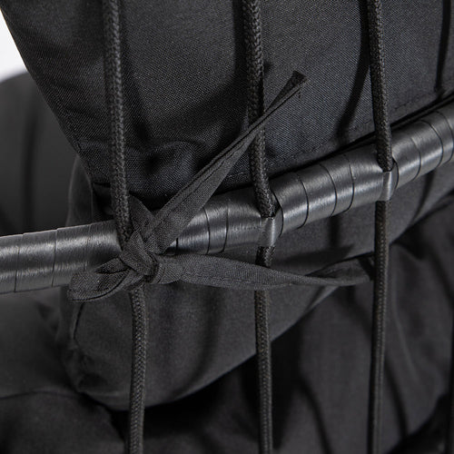 HOME DELUXE hangstoel LOMA – 1 zits zwart - vtwonen shop