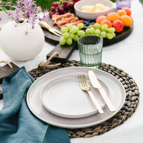 Salt & Pepper - Glas 26cl groen Blossom - Set van 4 - vtwonen shop