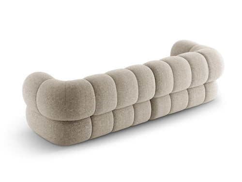 Cosmopolitan Design Bank Koge 4-zits, chenille donkerbeige - 95x240x70cm