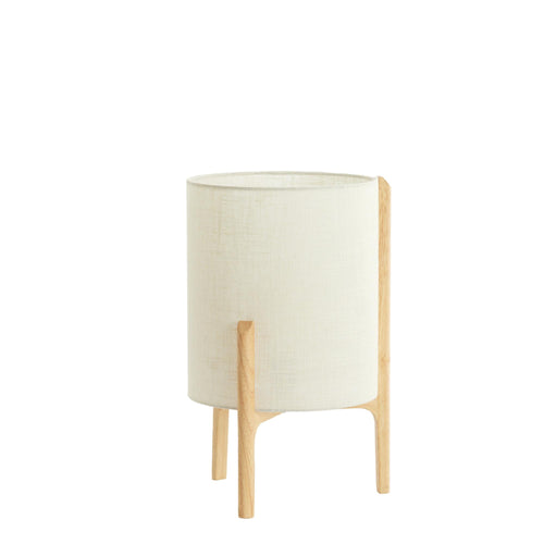 Light & Living tafellamp Litto - bruin - Ø28cm