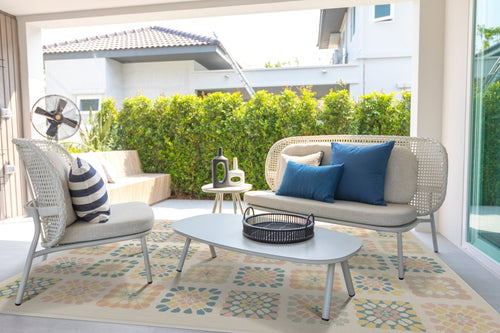 AFK Living vloerkleed Patchwork - voor binnen en buiten - veelkleurig - 120 x 170 cm - vtwonen shop