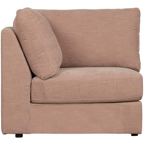 vtwonen hoek bank element Family - Polyester - Roze - 85x96x96 - vtwonen shop