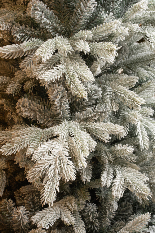 Black Box Trees Grimshaw Kunstkerstboom - H215 x Ø152 cm - Groen Frosted - vtwonen shop