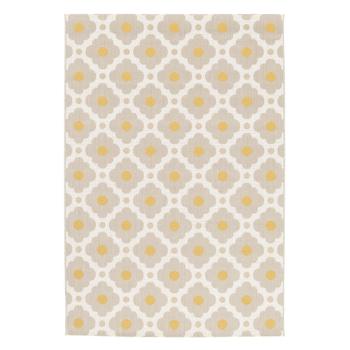 AFK Living vloerkleed Daisy - voor binnen en buiten - geel - 160 x 230 cm