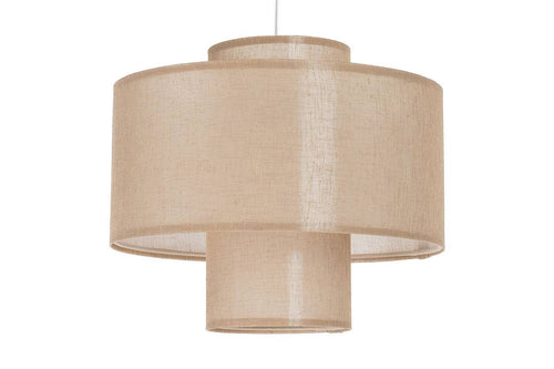 bpskoncept hanglamp Twin - beige - Ø35 cm