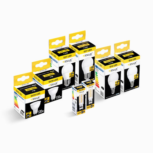 Sollux Lighting LED lamp GU10 3000K 7W 510lm - 5x5x5,6cm
