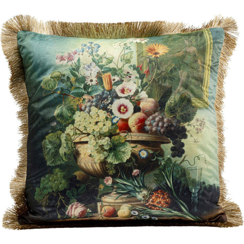 Kare Design Kussen franje romantisch boeket - vtwonen shop