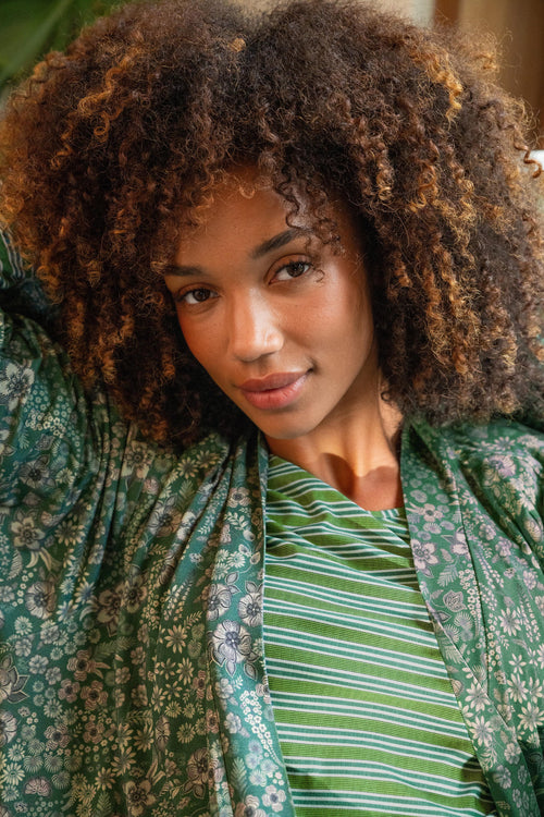 Pip Studio - Naomi Kimono Dames - Daisy Dreams - Groen - L - vtwonen shop