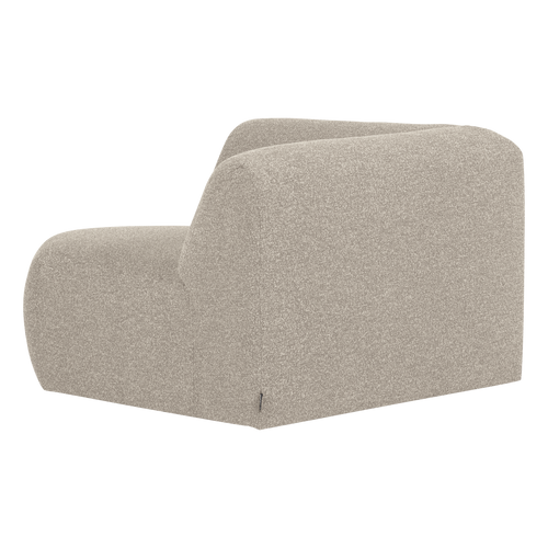 WOOOD hoekelement recht Mojo Base - Bouclé - Beige Melange - 74x105x105